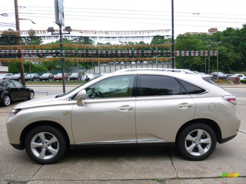 2015 RX 350 AWD - Satin Cashmere Metallic / Parchment photo #1