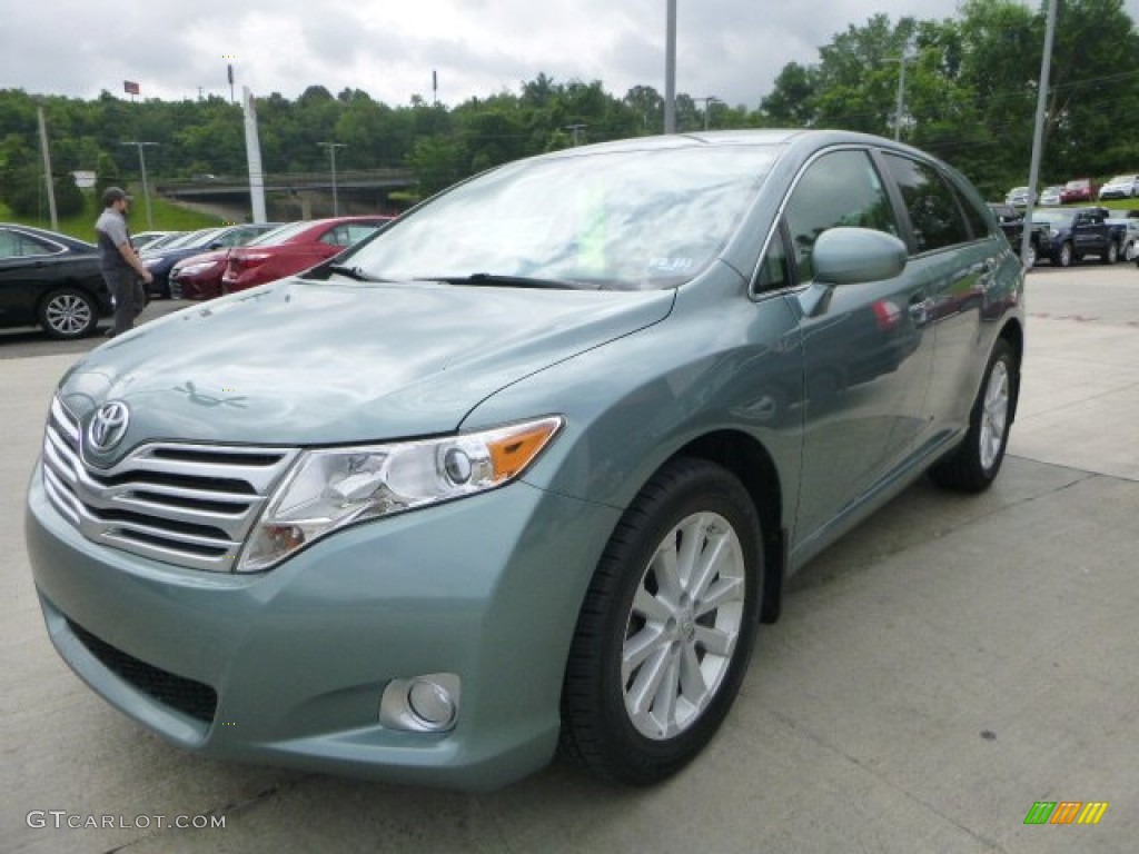 2011 Venza I4 AWD - Aloe Green Metallic / Ivory photo #8