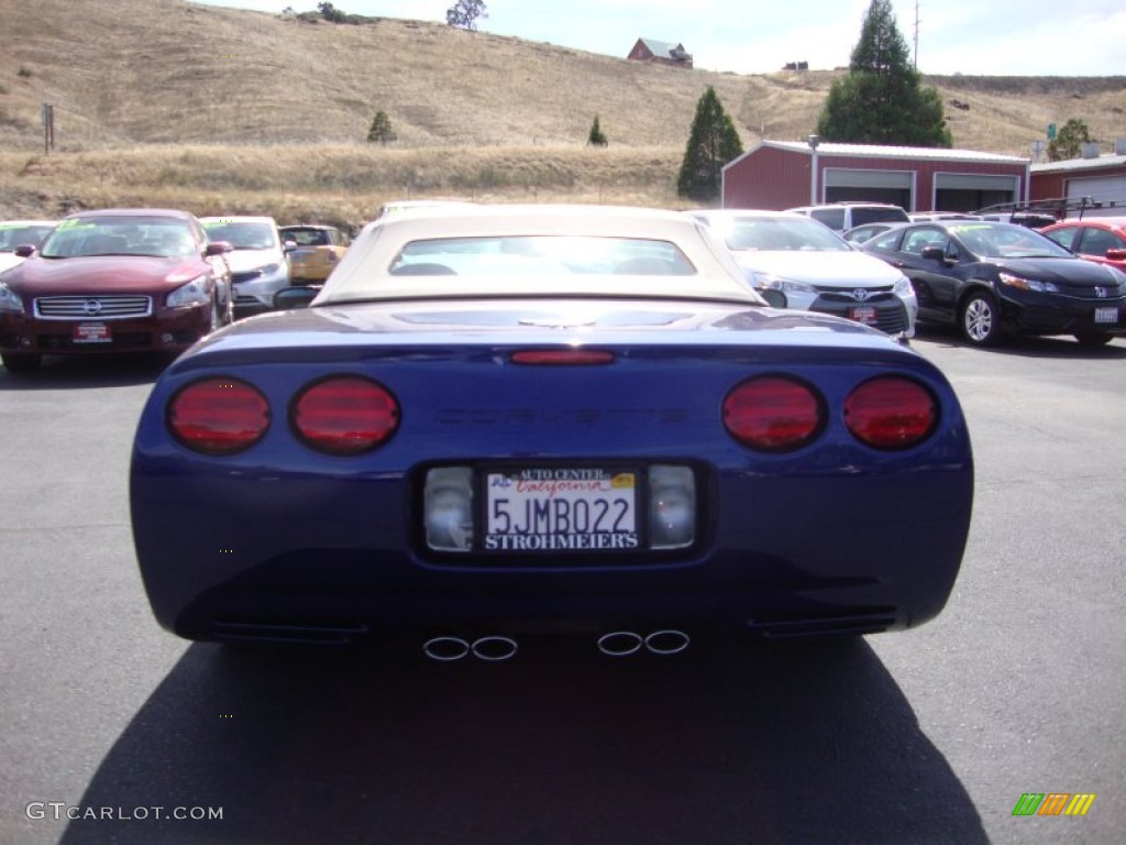 2004 Corvette Convertible - LeMans Blue Metallic / Shale photo #6