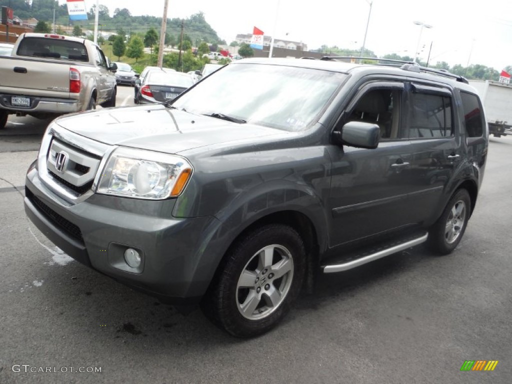 Sterling Gray Metallic 2009 Honda Pilot EX-L 4WD Exterior Photo #104941041
