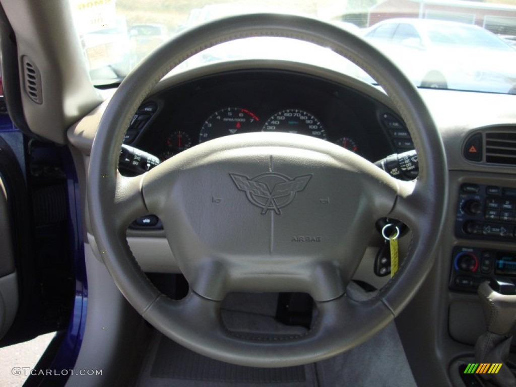 2004 Corvette Convertible - LeMans Blue Metallic / Shale photo #12