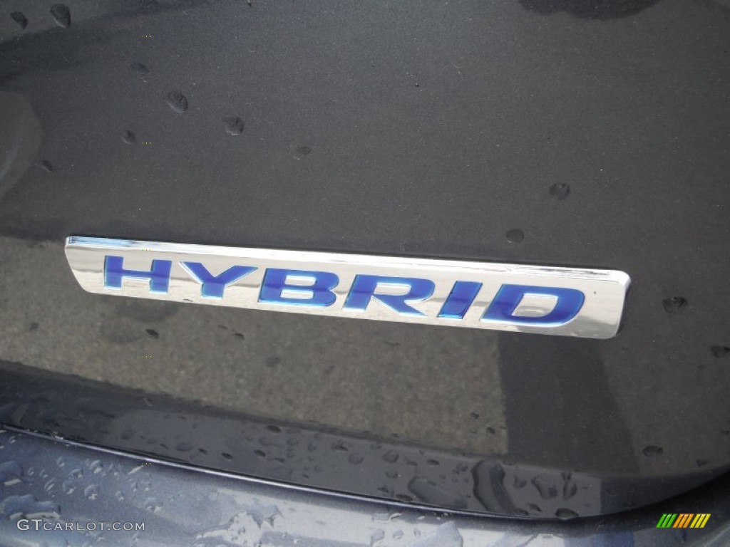 2008 Civic Hybrid Sedan - Magnetic Pearl / Blue photo #10