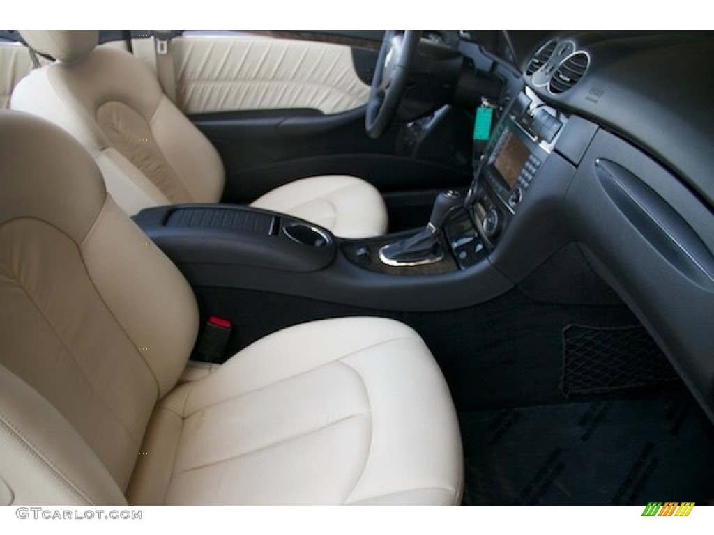 2008 CLK 350 Cabriolet - Arctic White / Stone photo #17