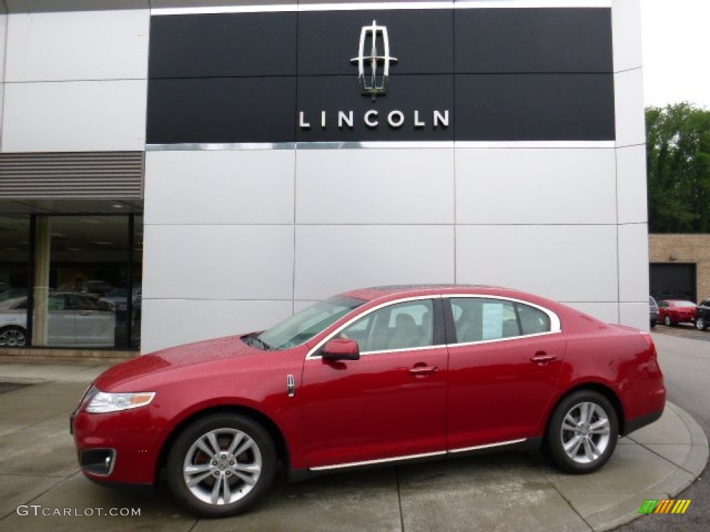 2009 MKS Sedan - Sangria Red Metallic / Cashmere photo #1