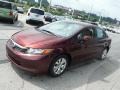 Crimson Pearl - Civic LX Sedan Photo No. 5