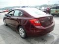 Crimson Pearl - Civic LX Sedan Photo No. 7