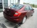 Crimson Pearl - Civic LX Sedan Photo No. 9