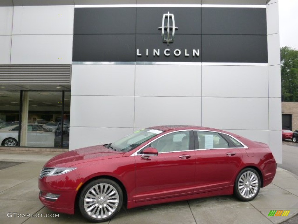 2013 MKZ 2.0L EcoBoost AWD - Ruby Red / Light Dune photo #1