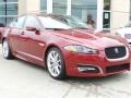 2012 Claret Red Metallic Jaguar XF Portfolio  photo #5