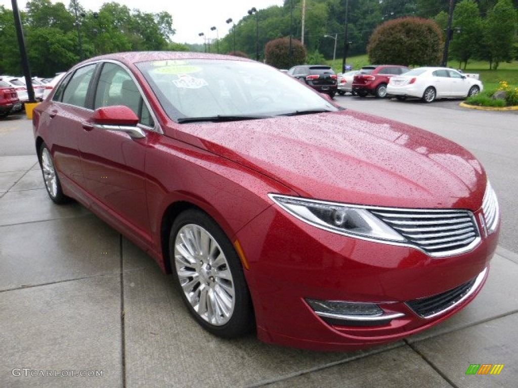 2013 MKZ 2.0L EcoBoost AWD - Ruby Red / Light Dune photo #7