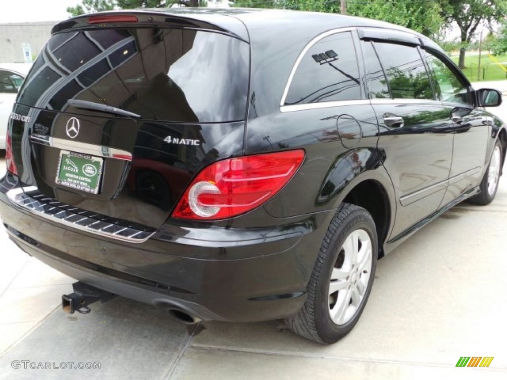 2008 R 320 CDI 4Matic - Black / Macadamia photo #14