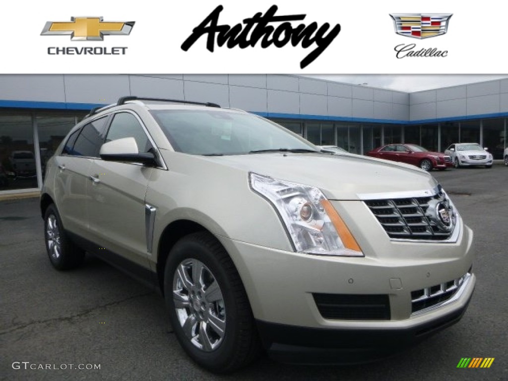 2015 SRX Luxury AWD - Silver Coast Metallic / Caramel/Ebony photo #1