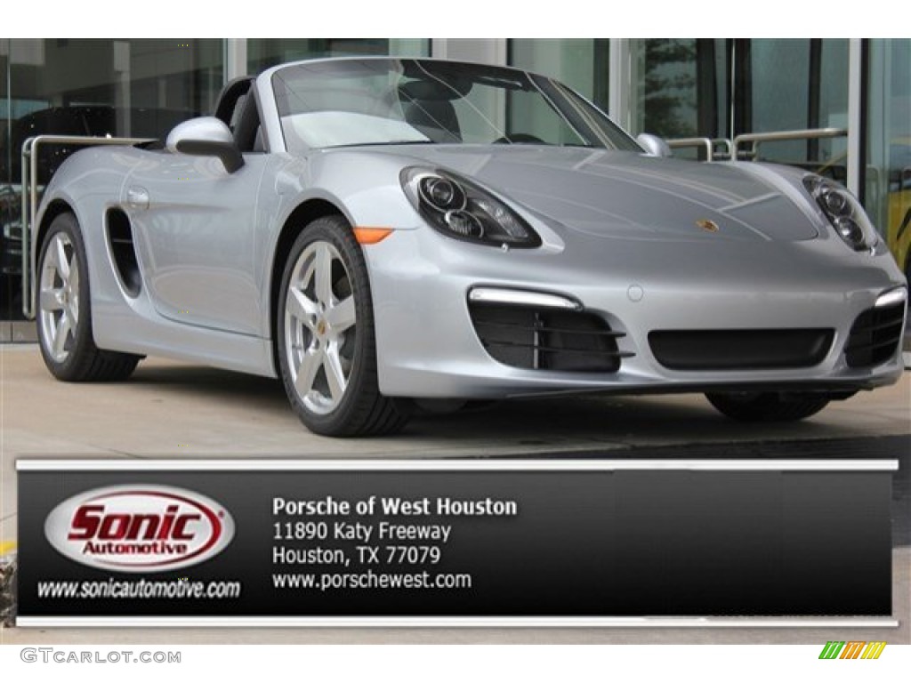 2015 Boxster  - Rhodium Silver Metallic / Black photo #1