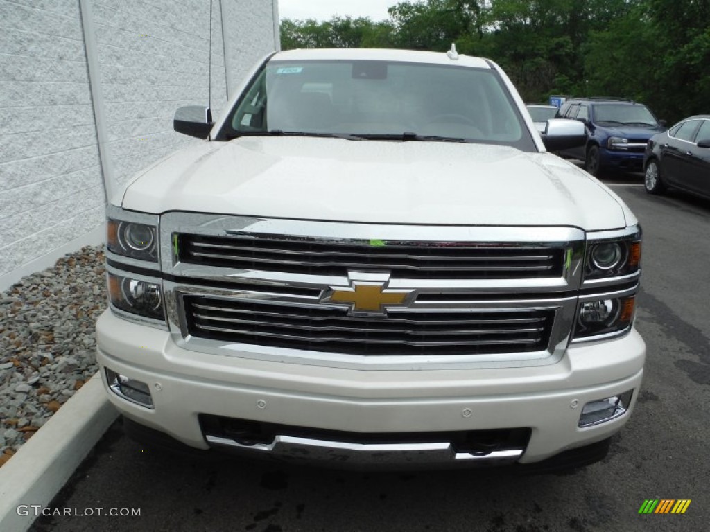 2015 Silverado 1500 High Country Crew Cab 4x4 - White Diamond Tricoat / High Country Saddle photo #7