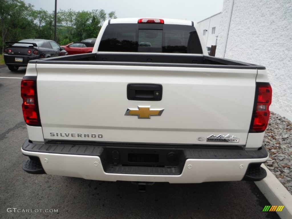 2015 Silverado 1500 High Country Crew Cab 4x4 - White Diamond Tricoat / High Country Saddle photo #10