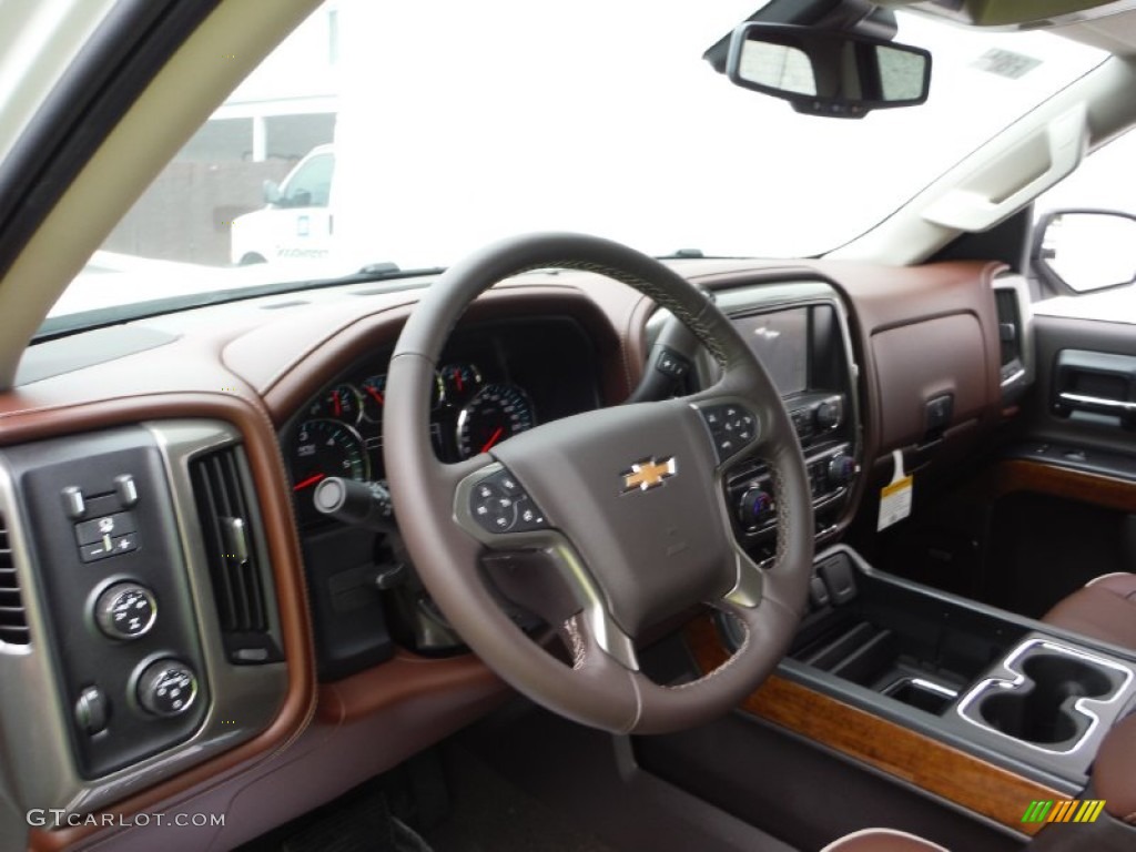 2015 Silverado 1500 High Country Crew Cab 4x4 - White Diamond Tricoat / High Country Saddle photo #13