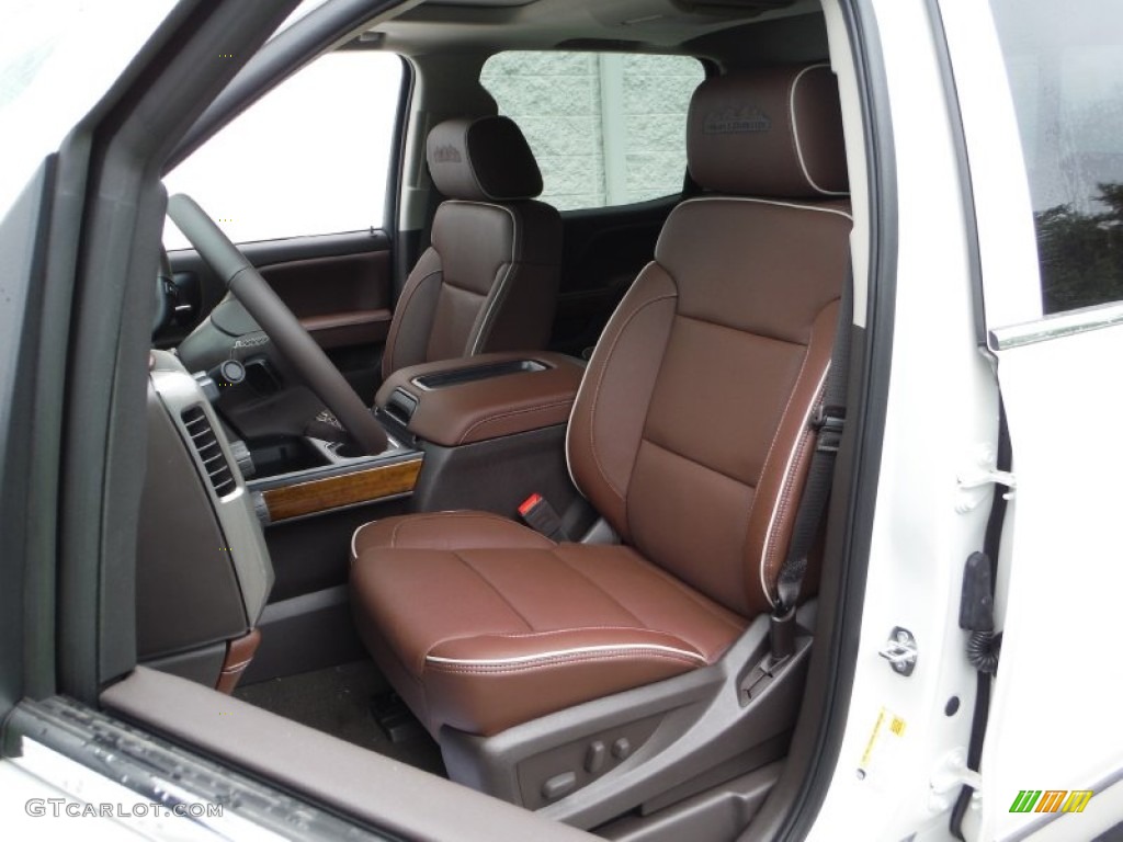 2015 Silverado 1500 High Country Crew Cab 4x4 - White Diamond Tricoat / High Country Saddle photo #17