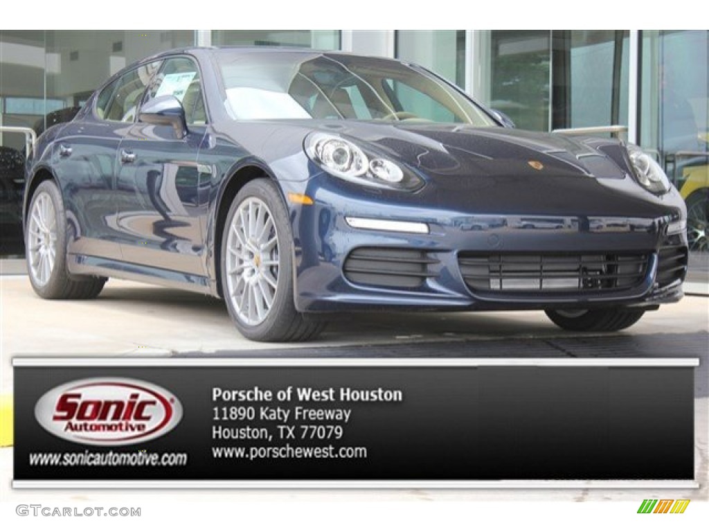 Dark Blue Metallic Porsche Panamera