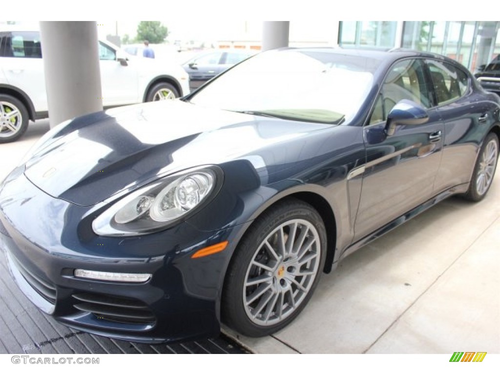 2015 Panamera  - Dark Blue Metallic / Luxor Beige photo #3