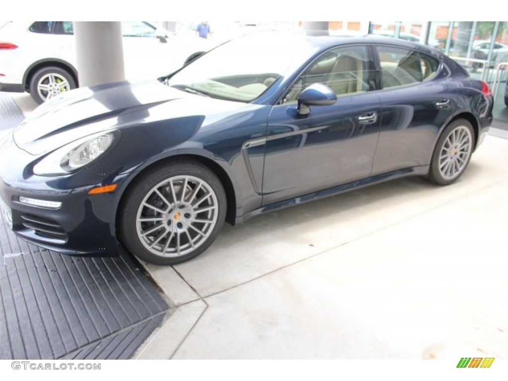 2015 Panamera  - Dark Blue Metallic / Luxor Beige photo #5