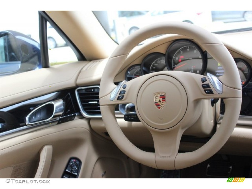 2015 Panamera  - Dark Blue Metallic / Luxor Beige photo #37