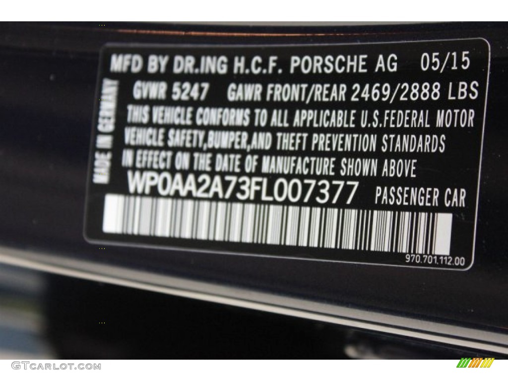 2015 Panamera  - Dark Blue Metallic / Luxor Beige photo #44