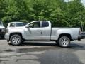 2015 Quicksilver Metallic GMC Canyon SLE Extended Cab  photo #3