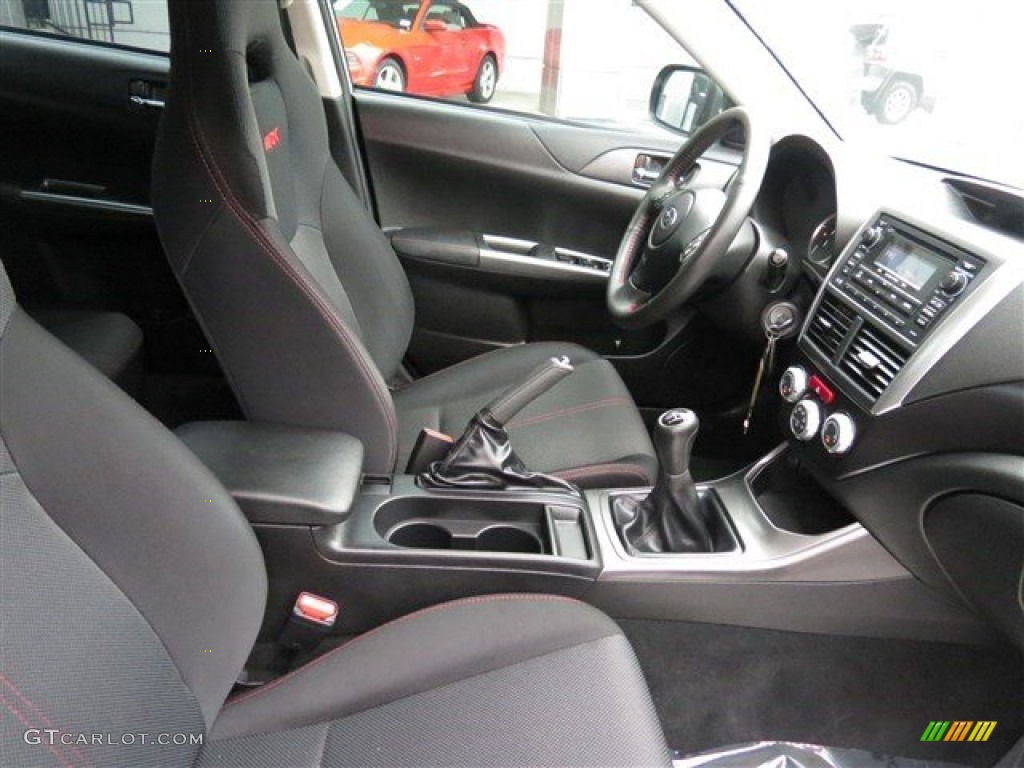 2012 Impreza WRX 4 Door - Ice Silver Metallic / WRX Carbon Black photo #15