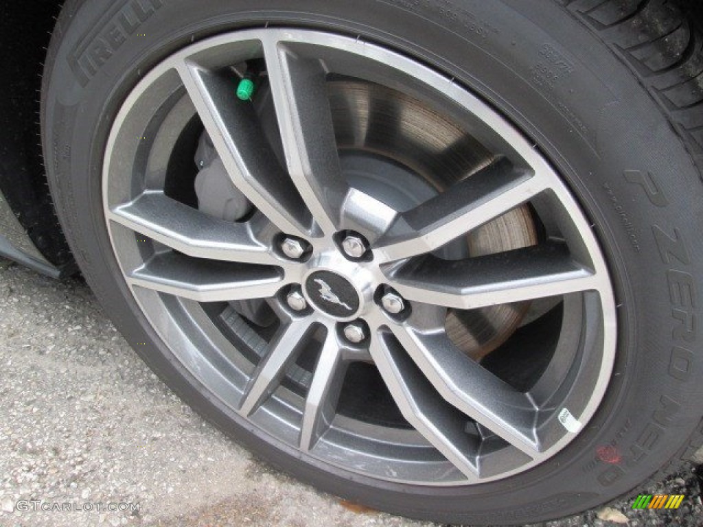 2015 Mustang GT Coupe - Magnetic Metallic / Ebony photo #3