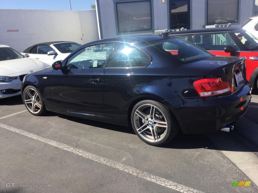 2013 1 Series 135is Coupe - Carbon Black Metallic / Black photo #2