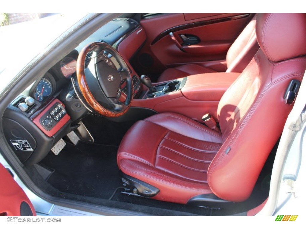 Bordeaux Interior 2010 Maserati GranTurismo S Photo #104961499