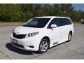 2014 Super White Toyota Sienna LE  photo #1