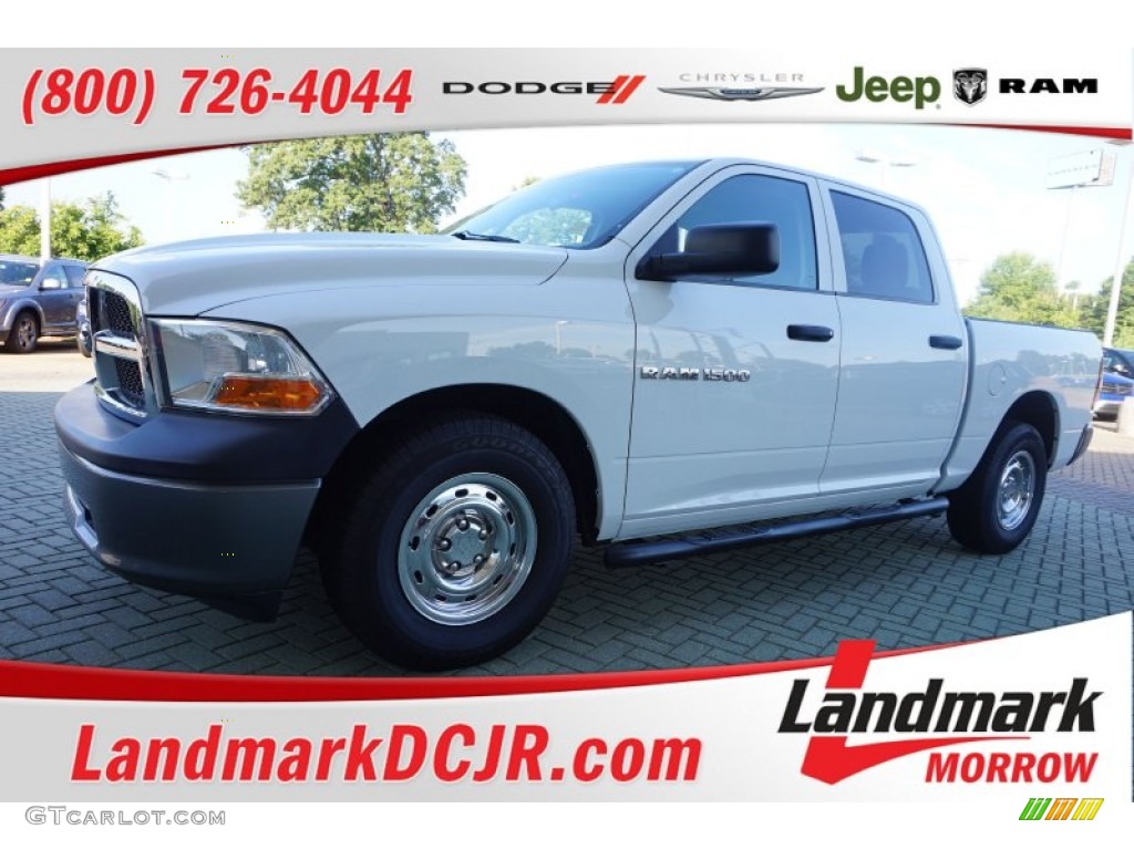 2011 Ram 1500 ST Crew Cab - Bright White / Dark Slate Gray/Medium Graystone photo #1