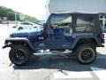 2004 Patriot Blue Pearl Jeep Wrangler X 4x4  photo #2