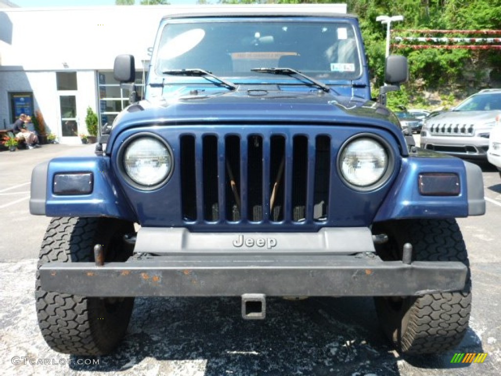 2004 Wrangler X 4x4 - Patriot Blue Pearl / Dark Slate Gray photo #10