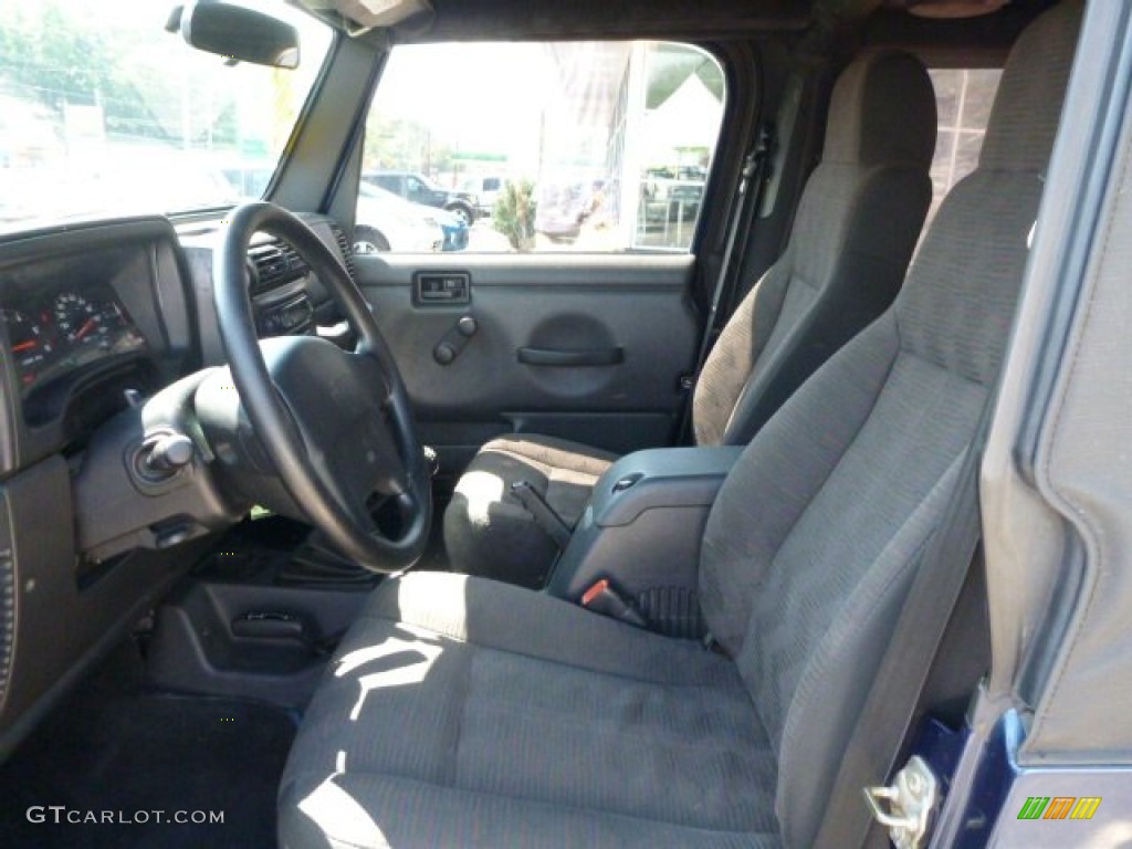 2004 Wrangler X 4x4 - Patriot Blue Pearl / Dark Slate Gray photo #12