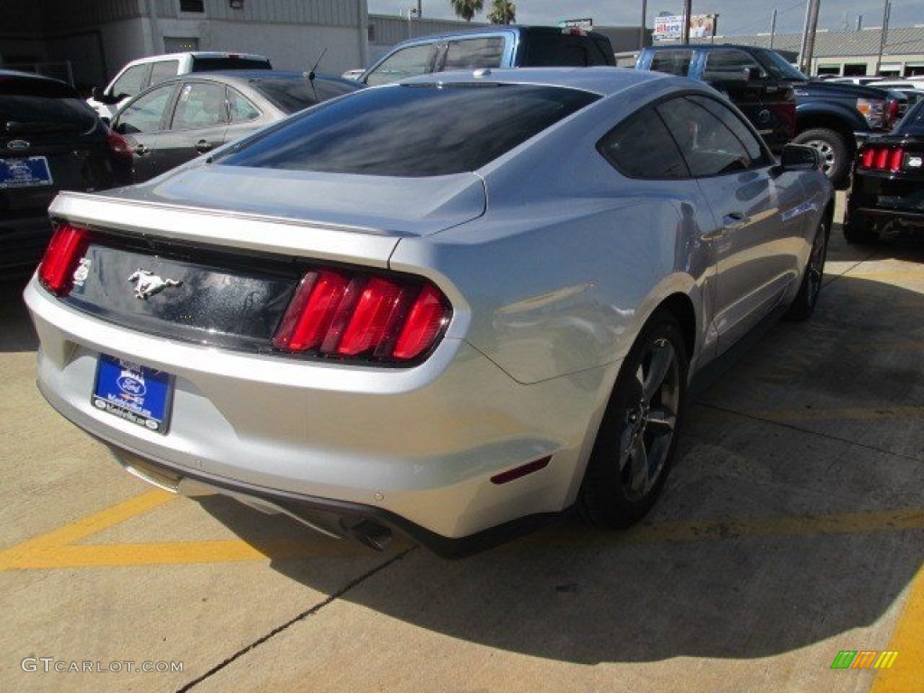 2015 Mustang EcoBoost Premium Coupe - Ingot Silver Metallic / Ebony photo #6