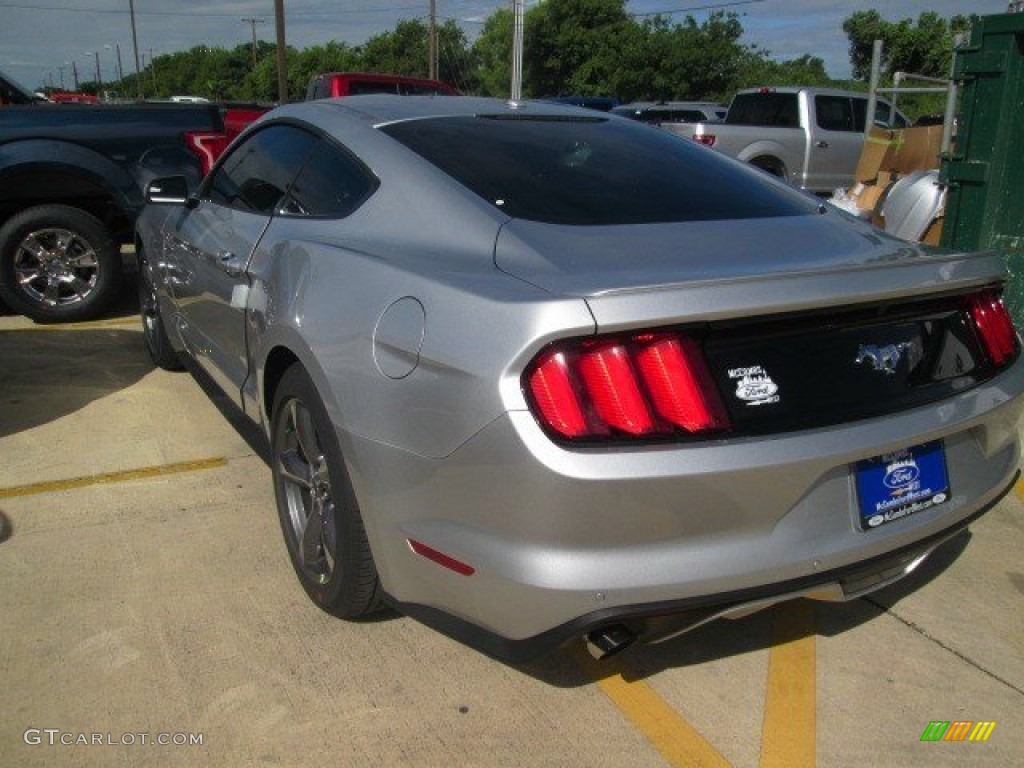 2015 Mustang EcoBoost Premium Coupe - Ingot Silver Metallic / Ebony photo #9