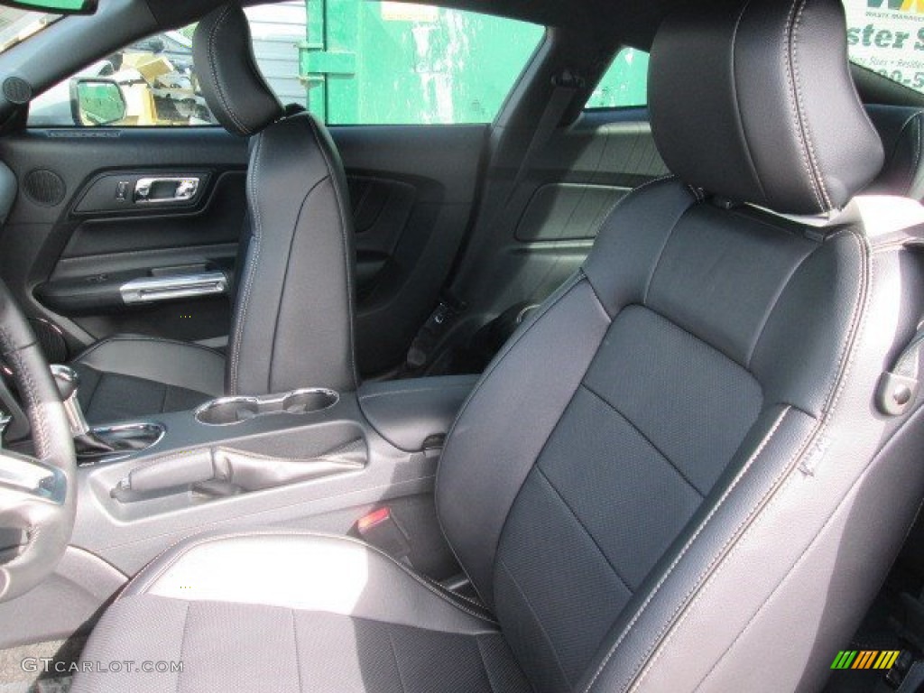 2015 Mustang EcoBoost Premium Coupe - Ingot Silver Metallic / Ebony photo #15