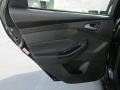 ST Charcoal Black 2015 Ford Focus ST Hatchback Door Panel