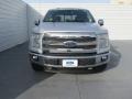 2015 Ingot Silver Metallic Ford F150 Lariat SuperCrew 4x4  photo #8