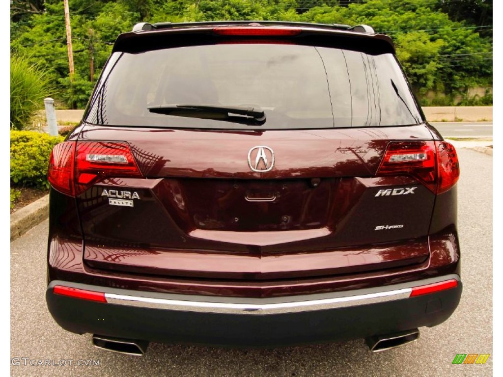 2011 MDX Technology - Dark Cherry Pearl / Parchment photo #5