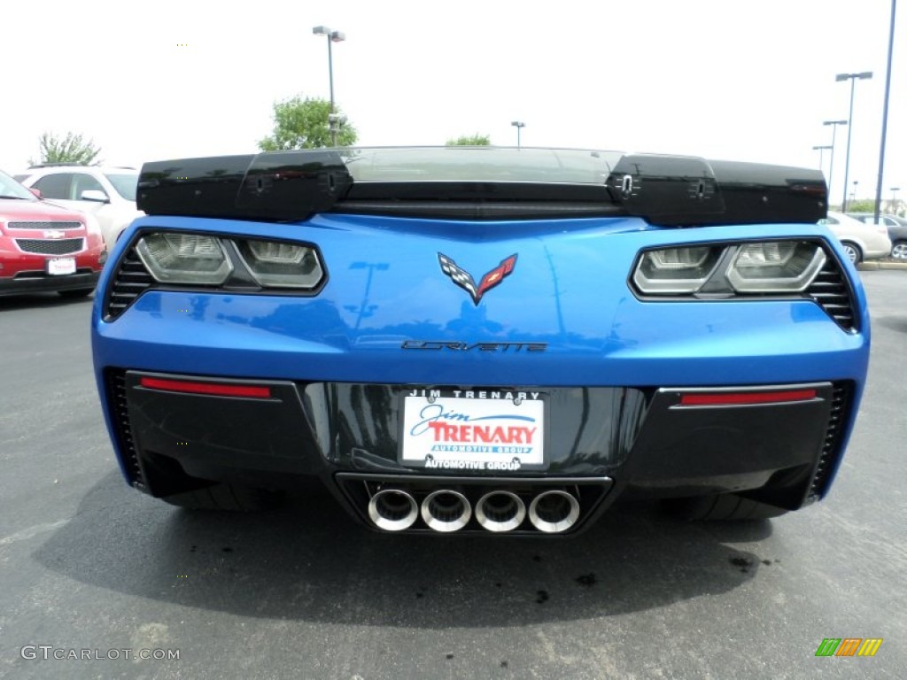 2015 Corvette Z06 Coupe - Laguna Blue Tintcoat / Adrenaline Red photo #4