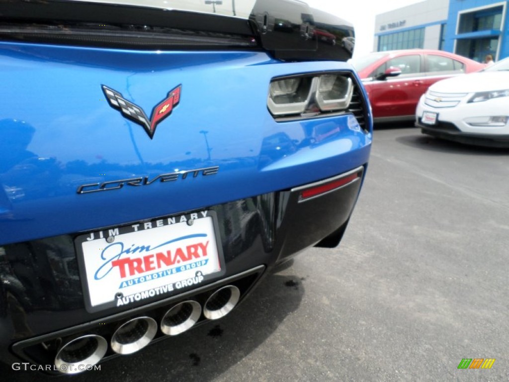 2015 Corvette Z06 Coupe - Laguna Blue Tintcoat / Adrenaline Red photo #19