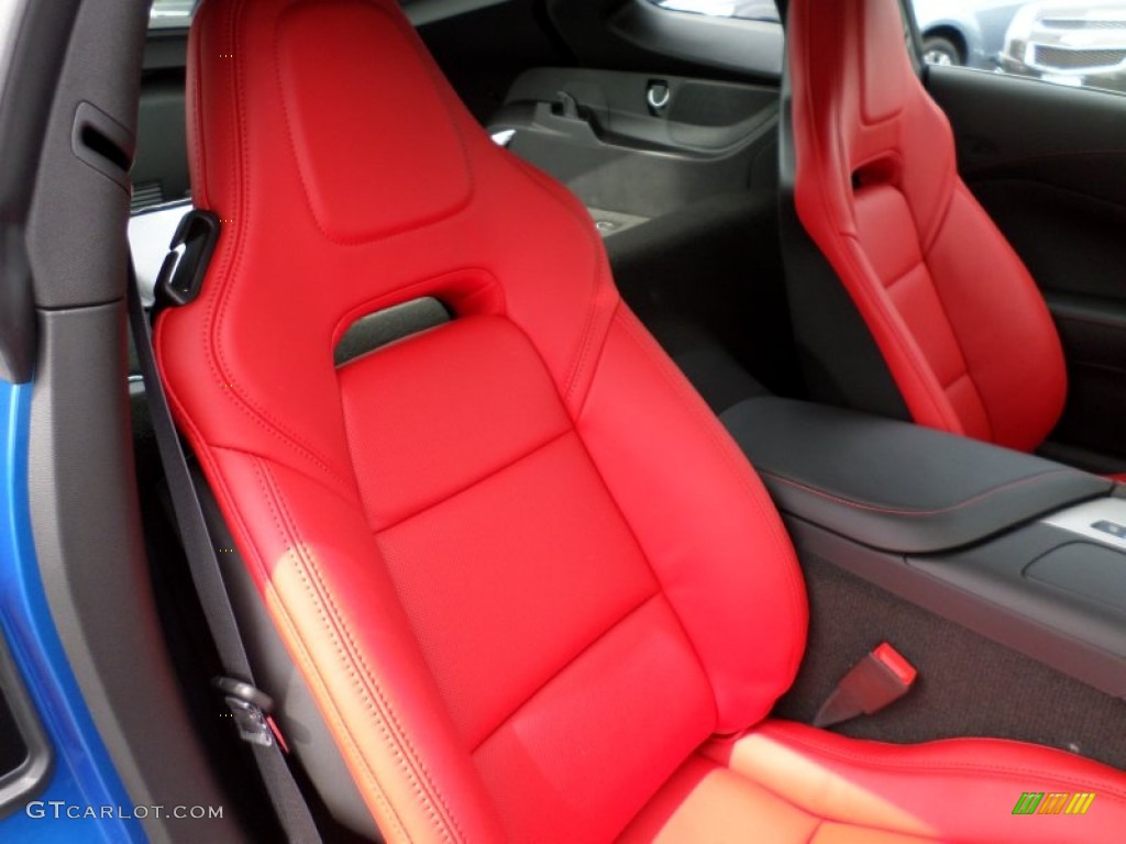 2015 Corvette Z06 Coupe - Laguna Blue Tintcoat / Adrenaline Red photo #30