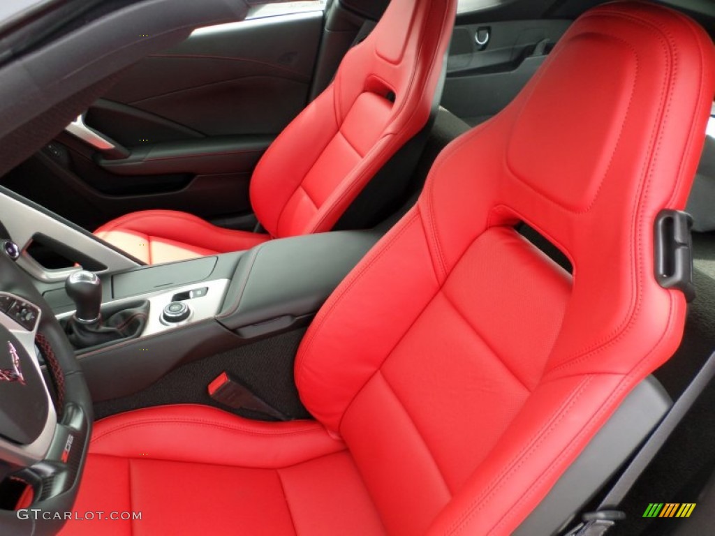 2015 Corvette Z06 Coupe - Laguna Blue Tintcoat / Adrenaline Red photo #33