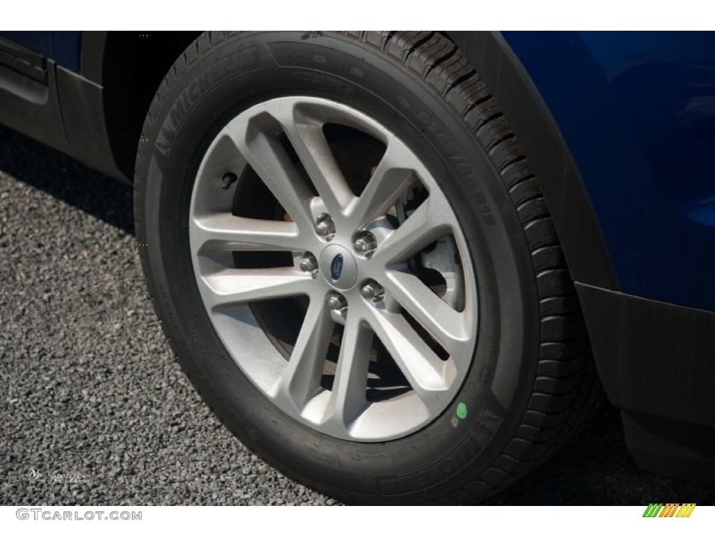 2015 Explorer 4WD - Deep Impact Blue / Medium Light Stone photo #2