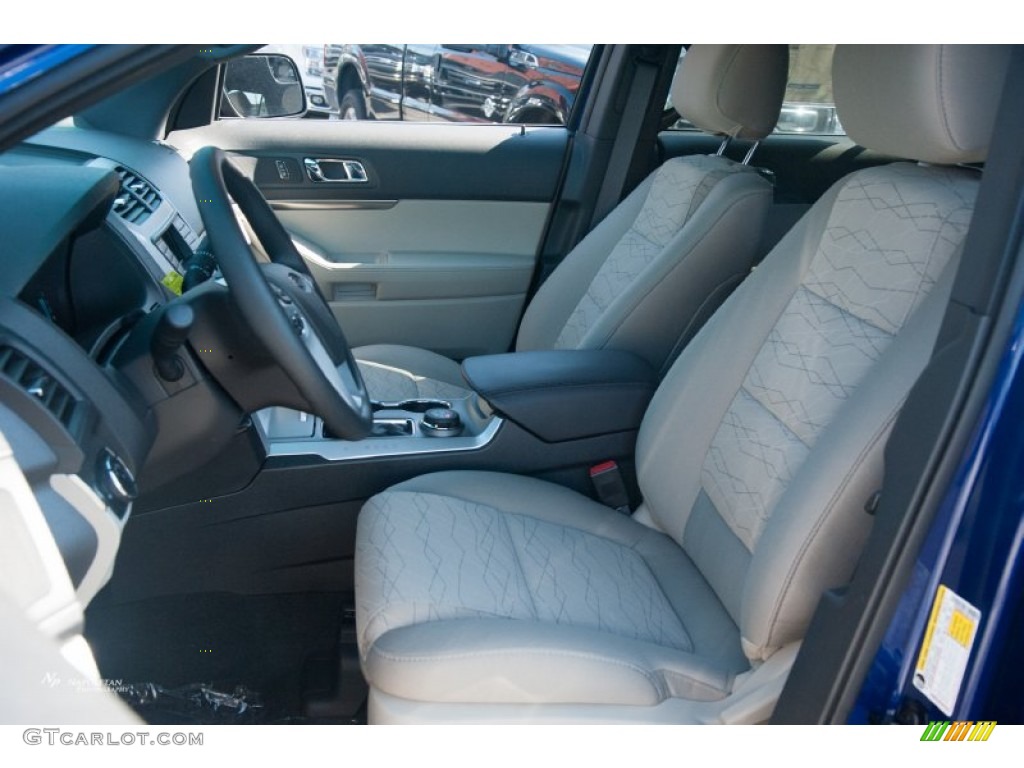 2015 Explorer 4WD - Deep Impact Blue / Medium Light Stone photo #7