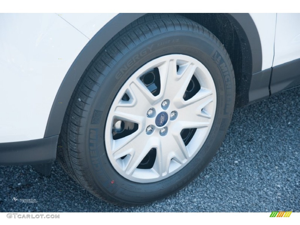 2015 Escape S - Oxford White / Charcoal Black photo #2