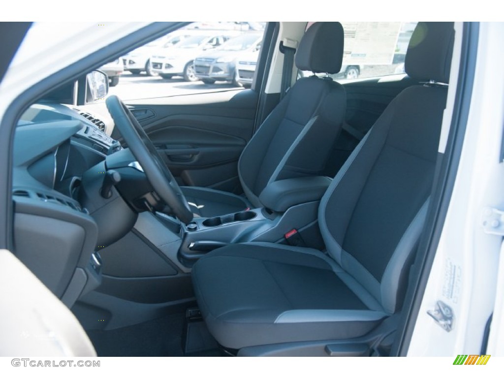 2015 Escape S - Oxford White / Charcoal Black photo #4